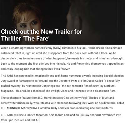 Check out the New Trailer for Thriller ‘The Fare’